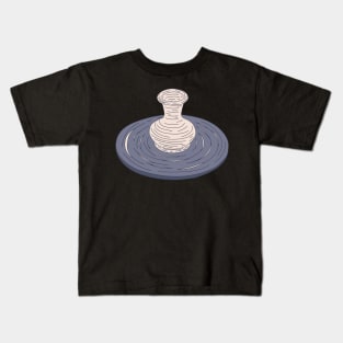 Pottery Class - Potter's Wheel - Clayware Kids T-Shirt